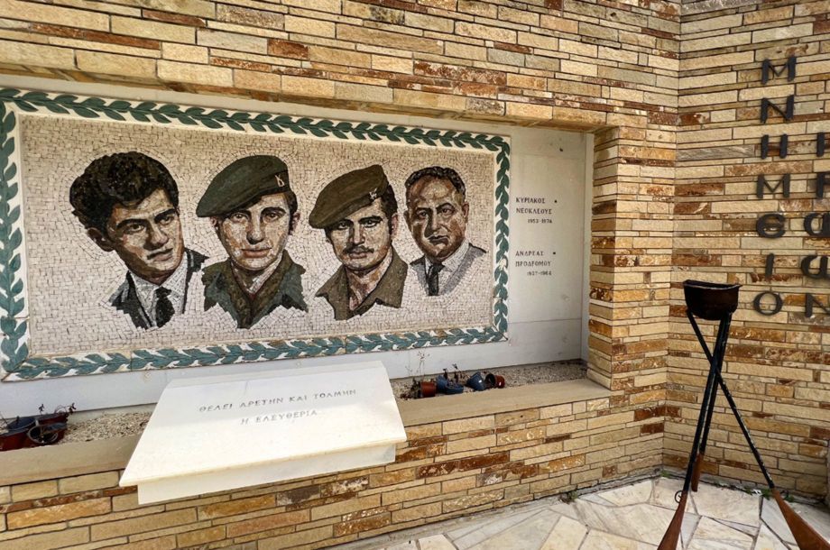 Heroes Monument in Kpedes Village Cyprus